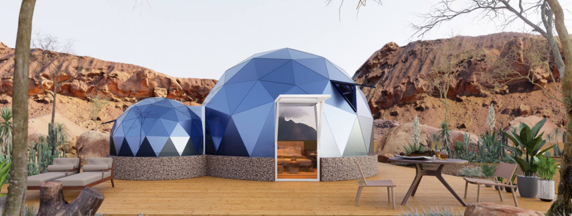 陵川县球形智能光伏玻璃星空房